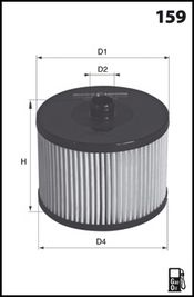 LUCAS FILTERS Топливный фильтр LFDE200